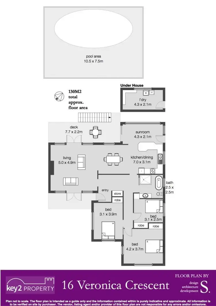 Floorplan of Homely house listing, 16 Veronica Crescent, Norwood TAS 7250