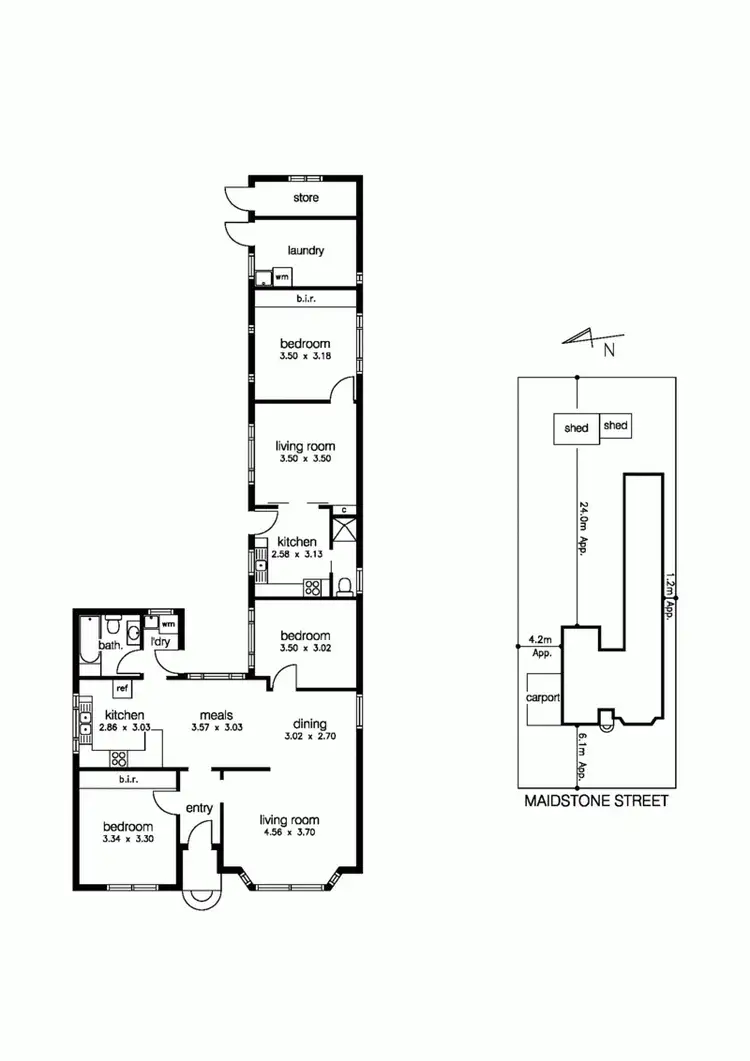 Floorplan of Homely house listing, 162 Maidstone Street, Altona VIC 3018
