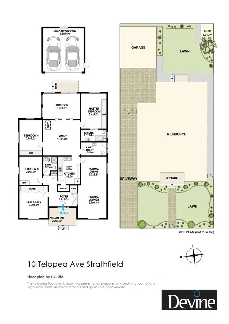 Floorplan of Homely house listing, 10 Telopea Avenue, Strathfield NSW 2135
