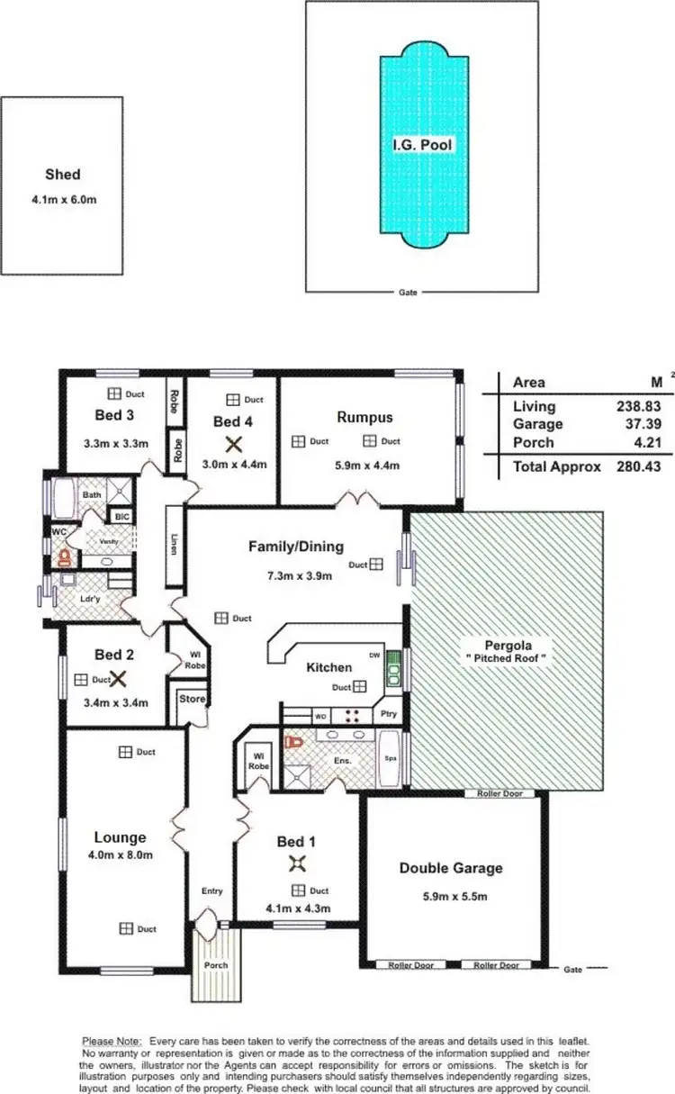 Floorplan of Homely house listing, Address available on request