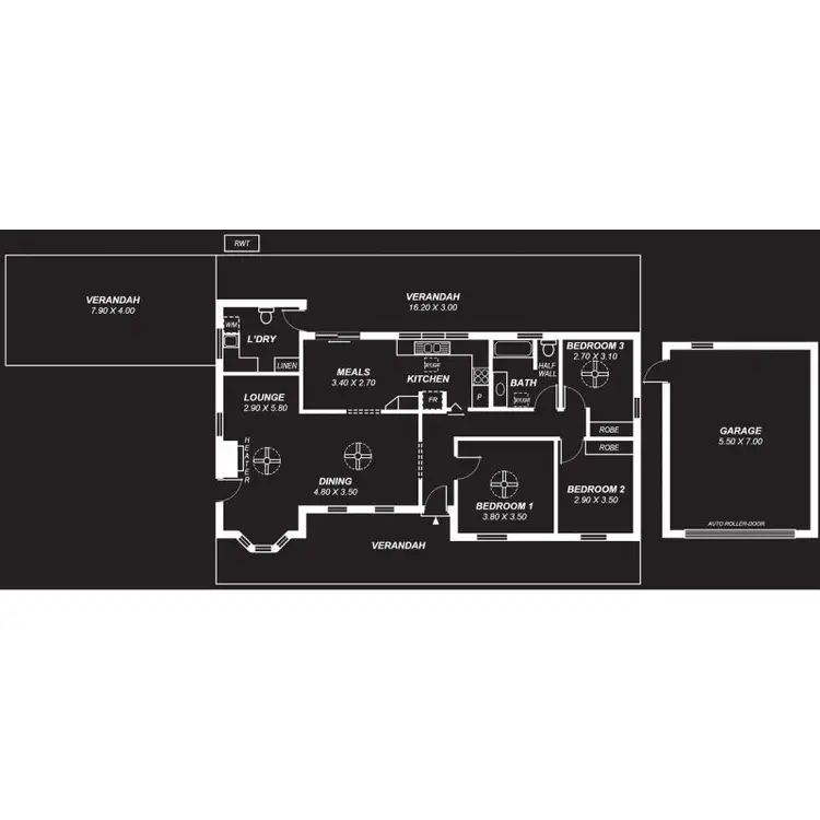 Floorplan of Homely house listing, 45 Penneys Hill Road, Hackham SA 5163