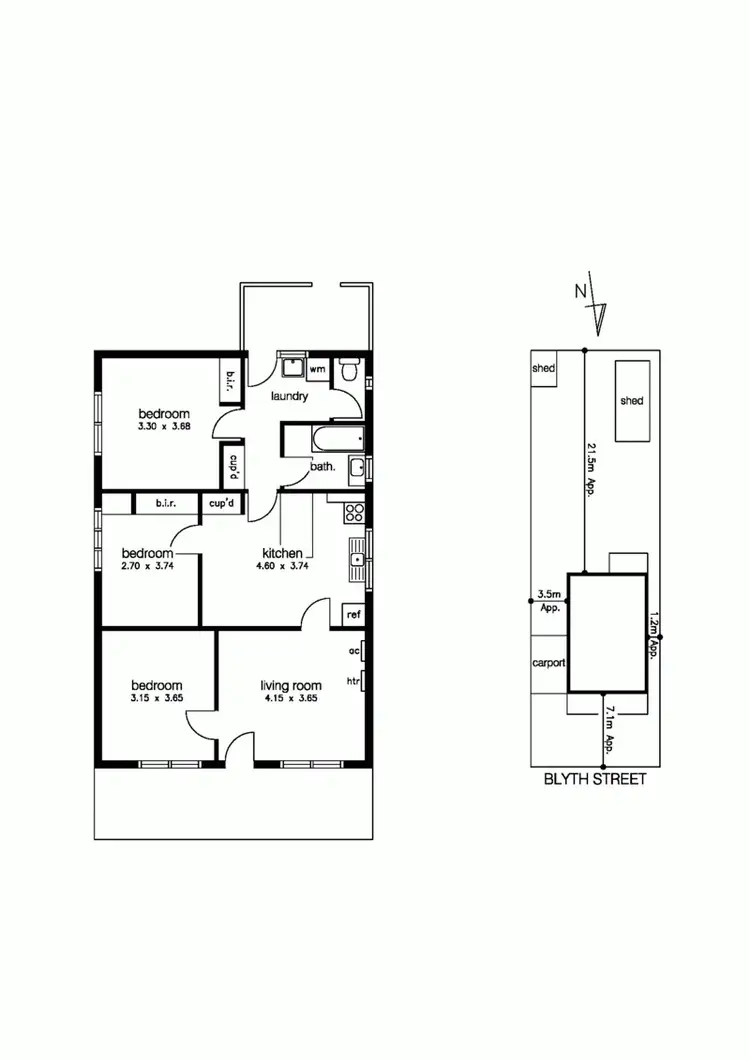 Floorplan of Homely house listing, 70 Blyth Street, Altona VIC 3018