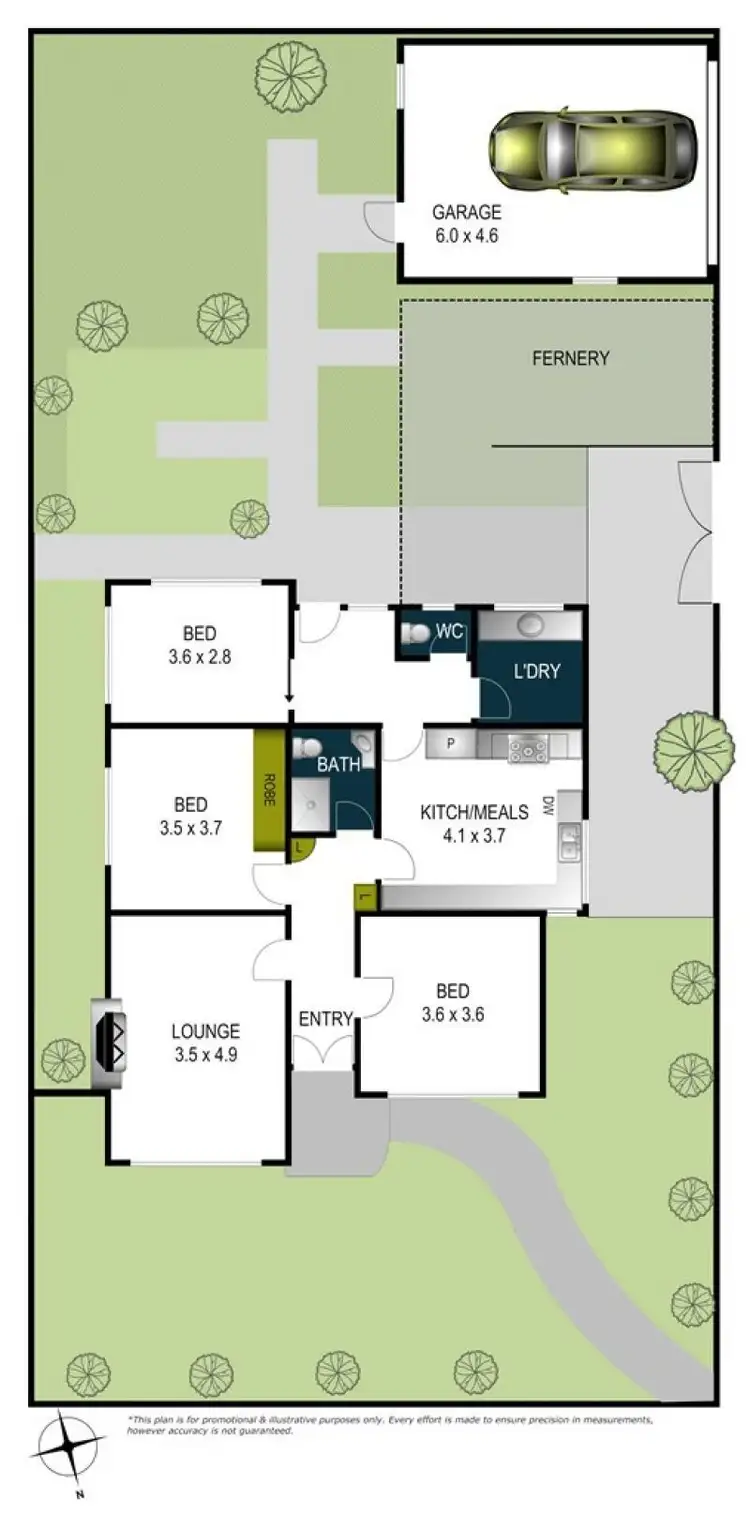 Floorplan of Homely house listing, 13 Hector Street, Geelong West VIC 3218