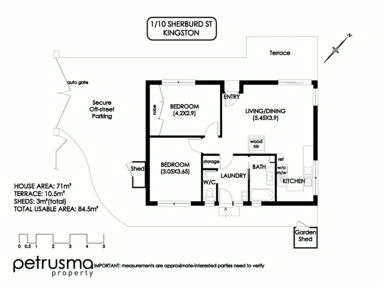 Floorplan of Homely house listing, 1/10 Sherburd Street, Kingston TAS 7050