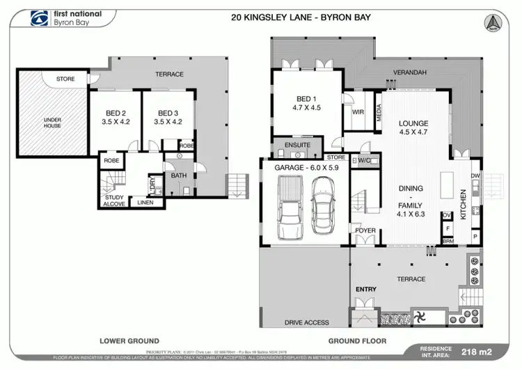 Floorplan of Homely house listing, 20 Kingsley Lane, Byron Bay NSW 2481