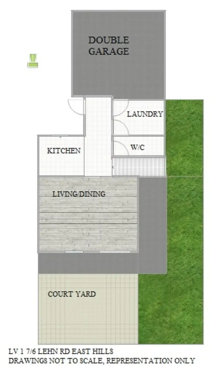 Floorplan of Homely townhouse listing, 7/6-8 Lehn Road, East Hills NSW 2213