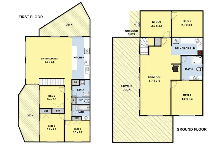 Floorplan of Homely house listing, 4 Boolooral Court, Moggs Creek VIC 3231