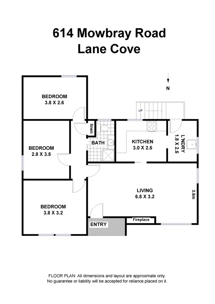 Floorplan of Homely house listing, 614 & 616 Mowbray Road, Lane Cove NSW 2066