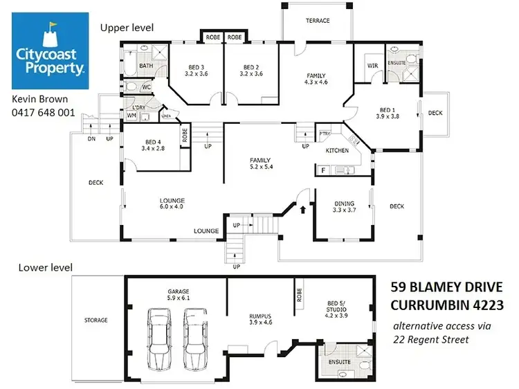 Floorplan of Homely house listing, 59 Blamey Drive, Currumbin QLD 4223