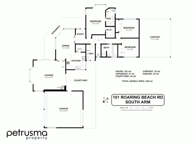 Floorplan of Homely house listing, 101 Roaring Beach Road, South Arm TAS 7022