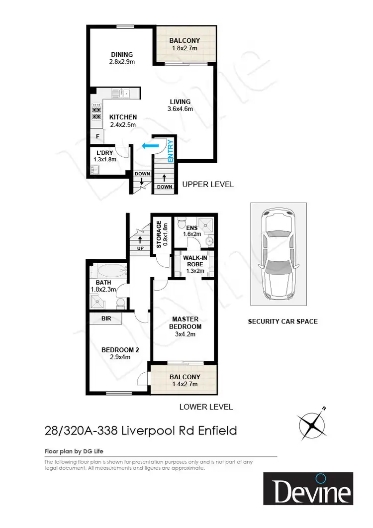 Floorplan of Homely apartment listing, 28/320A Liverpool Road, Enfield NSW 2136