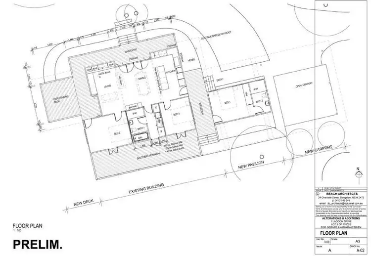 Floorplan of Homely house listing, 1 Lagoon Drive, Myocum NSW 2481