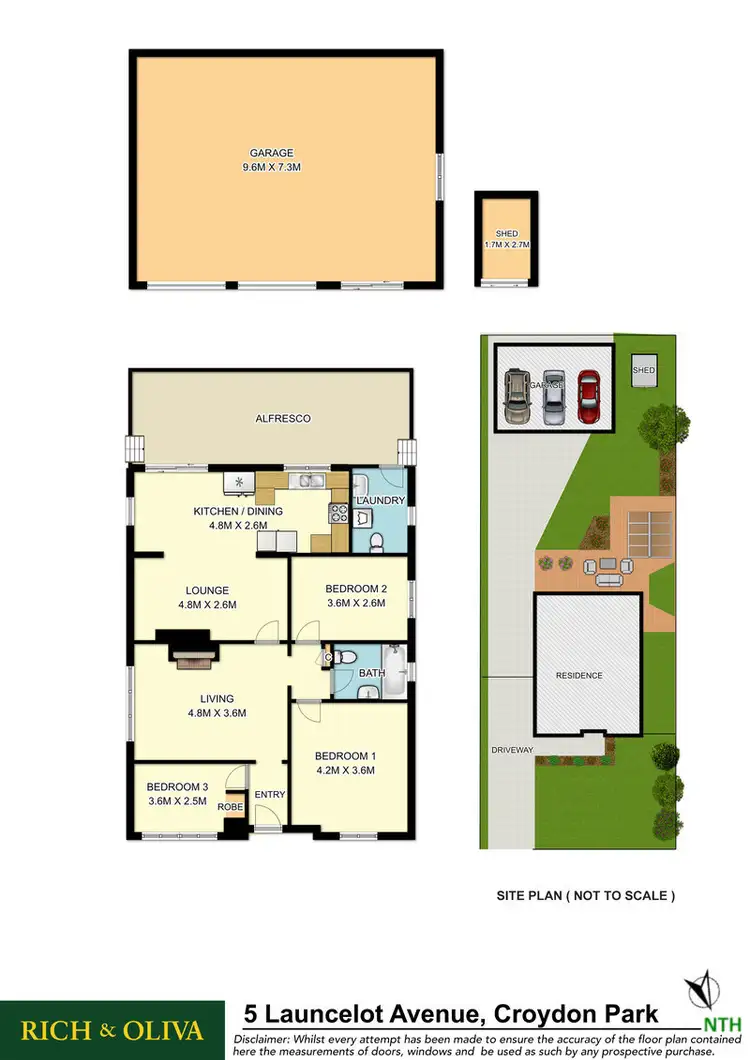 Floorplan of Homely house listing, 5 Launcelot Avenue, Croydon Park NSW 2133