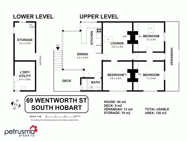 Floorplan of Homely house listing, 69 Wentworth Street, South Hobart TAS 7004