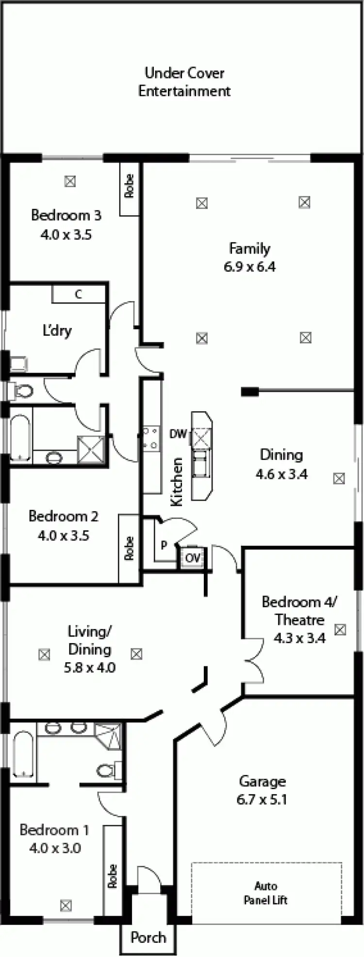Floorplan of Homely house listing, 3 Coulson Court, Greenwith SA 5125