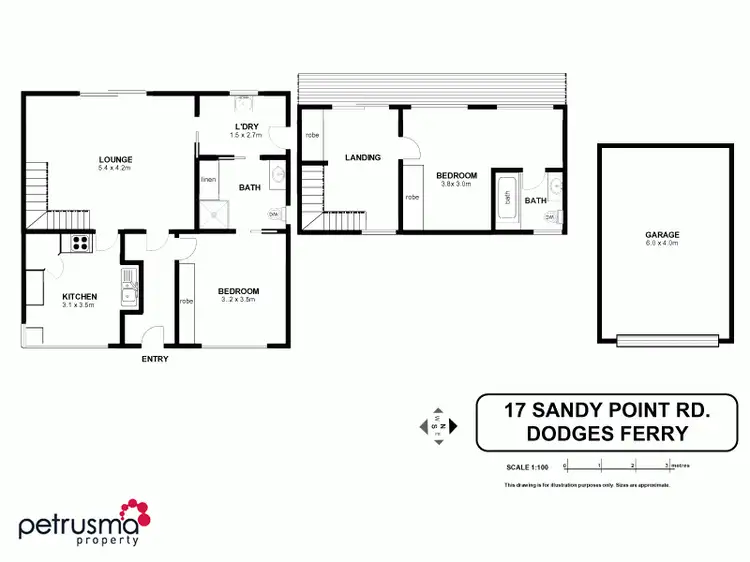 Floorplan of Homely house listing, 17 Sandy Point Avenue, Dodges Ferry TAS 7173