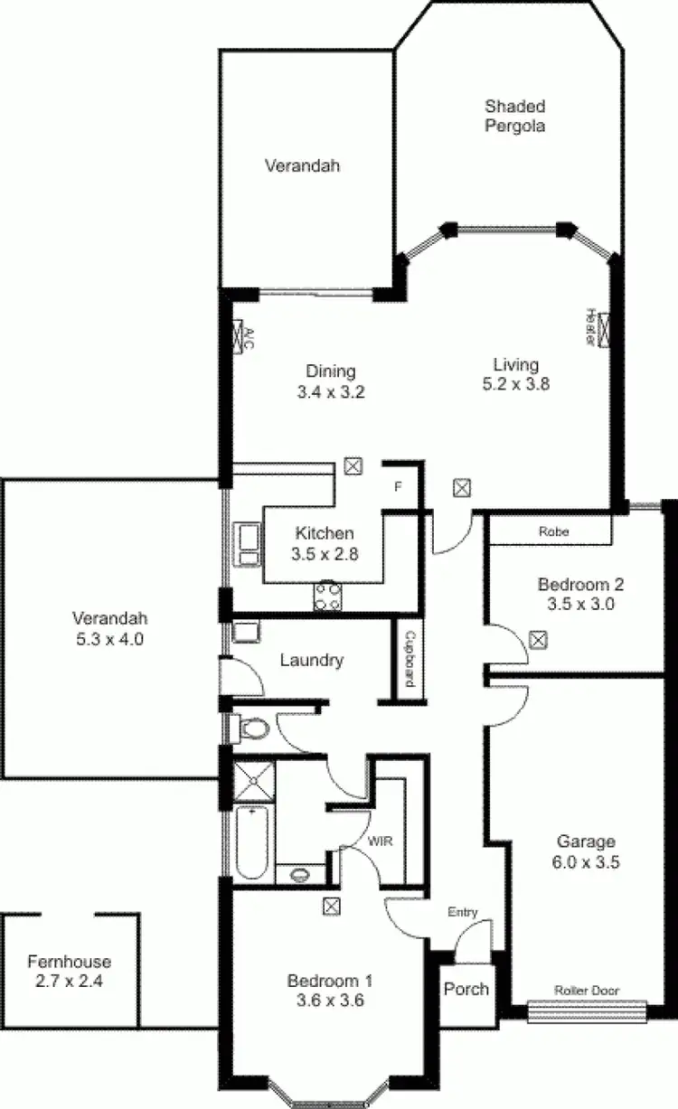 Floorplan of Homely house listing, 1/12 Oxford Circuit, Newton SA 5074