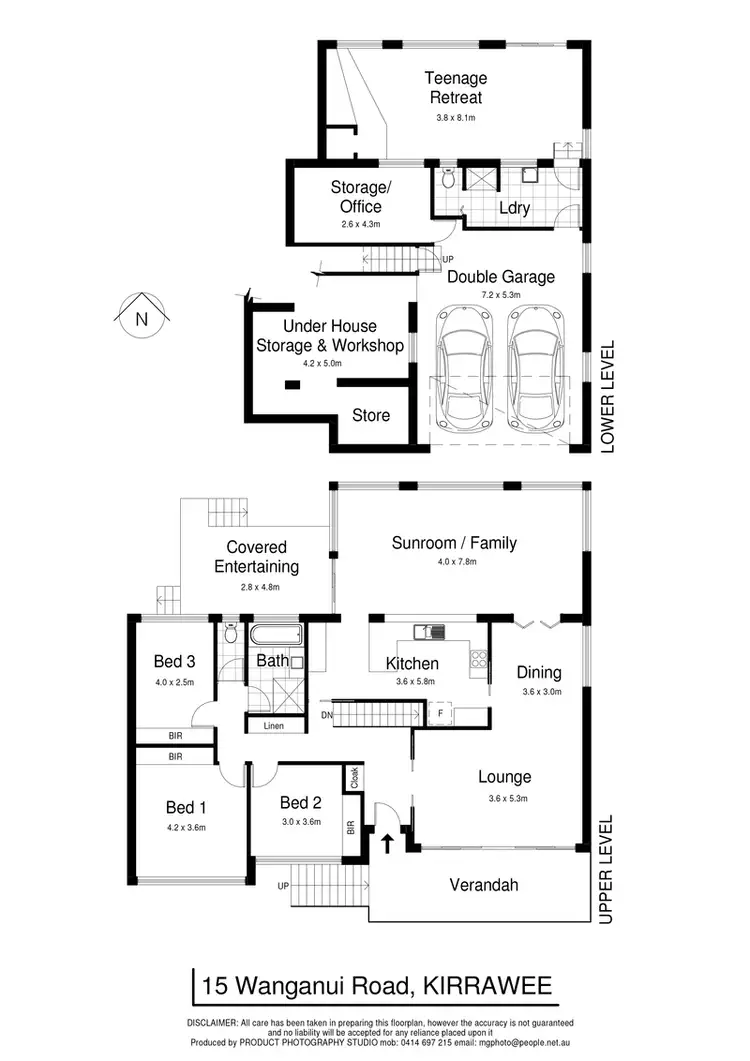 Floorplan of Homely house listing, 15 Wanganui Road, Kirrawee NSW 2232