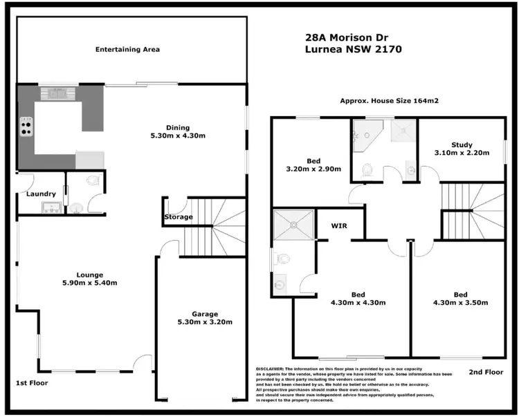 Floorplan of Homely house listing, 28a Morison Drive, Lurnea NSW 2170