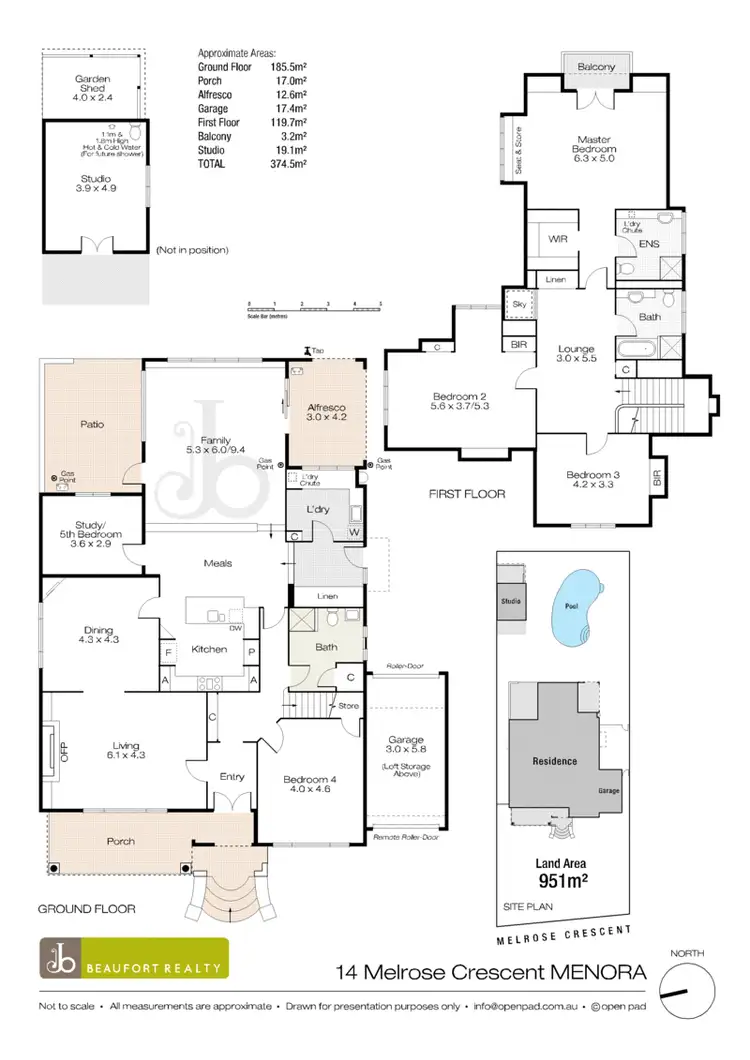 Floorplan of Homely house listing, 14 Melrose Crescent, Menora WA 6050