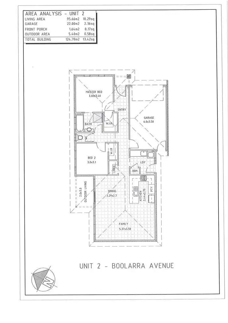 Floorplan of Homely townhouse listing, Unit 2//127 Monash Road, Newborough VIC 3825