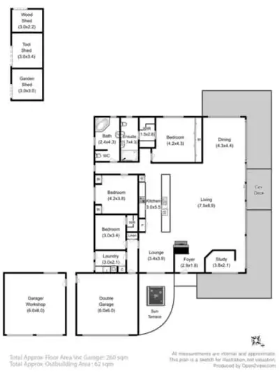 Floorplan of Homely house listing, 259 She Oak Road, Judbury TAS 7109