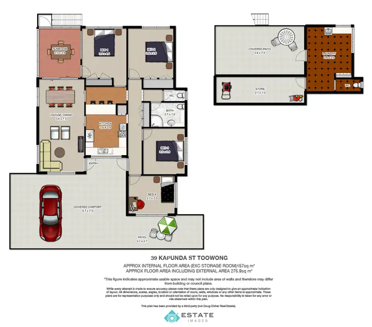 Floorplan of Homely house listing, 39 Kapunda Street, Toowong QLD 4066