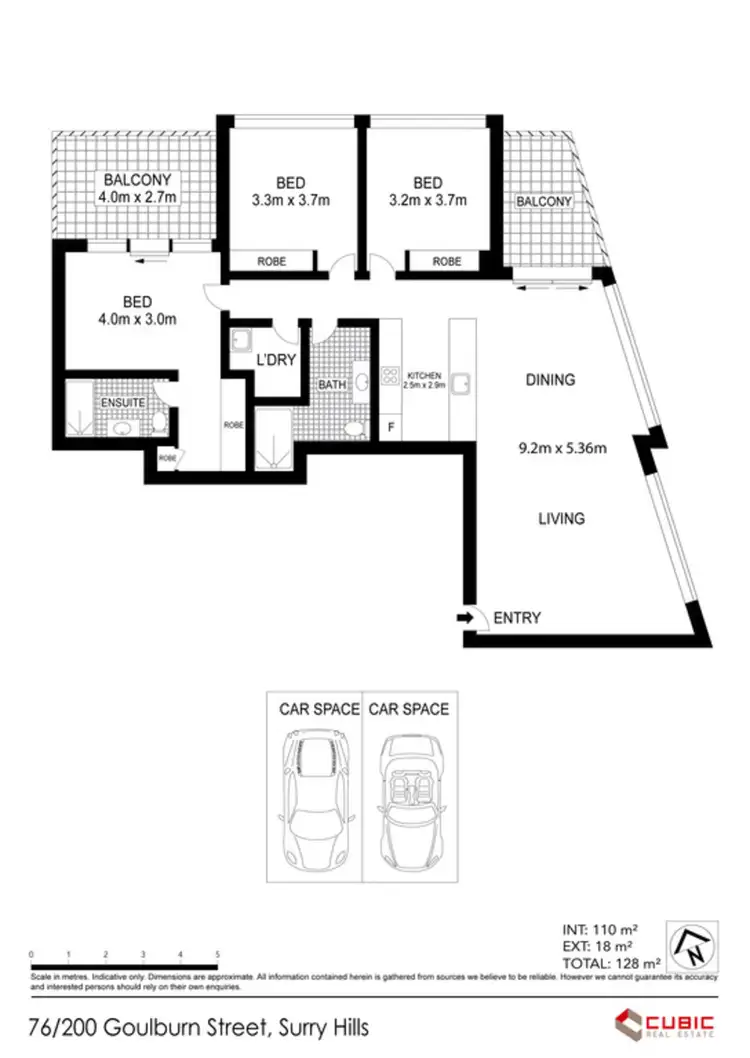 Floorplan of Homely apartment listing, 76/200 Goulburn St,, Surry Hills NSW 2010