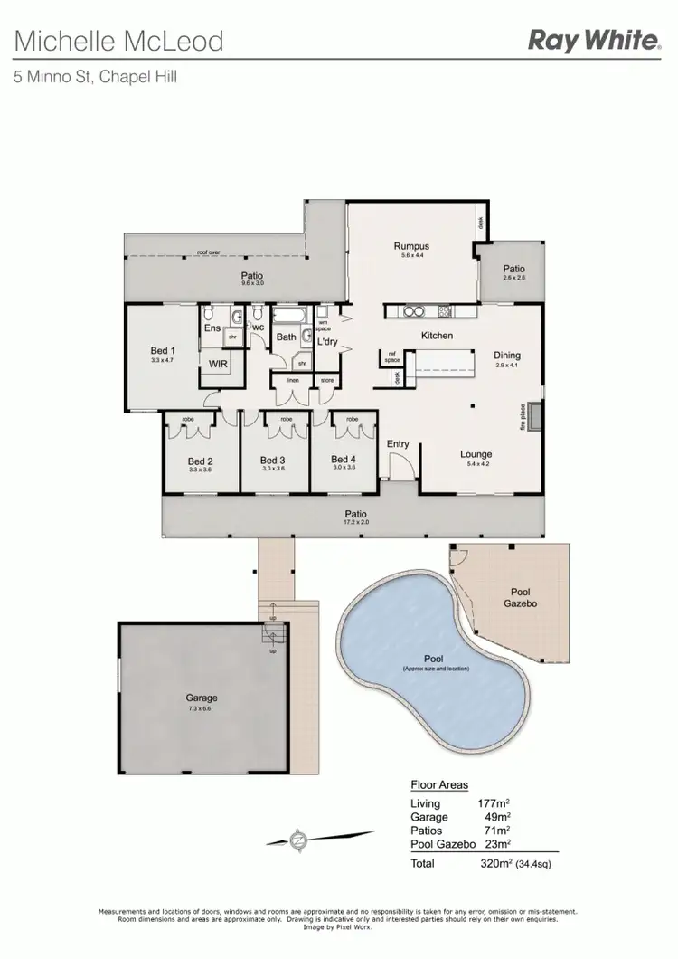 Floorplan of Homely house listing, 5 Minno Street, Chapel Hill QLD 4069