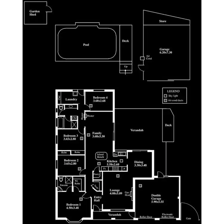 Floorplan of Homely house listing, 4 Polo Court, Woodcroft SA 5162