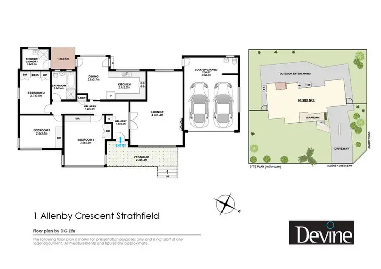 Floorplan of Homely house listing, 1 Allenby Crescent, Strathfield NSW 2135