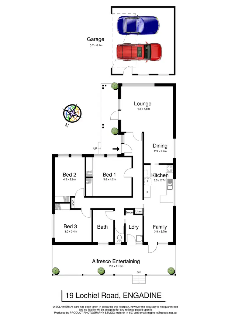 Floorplan of Homely house listing, 19 Lochiel Road, Engadine NSW 2233