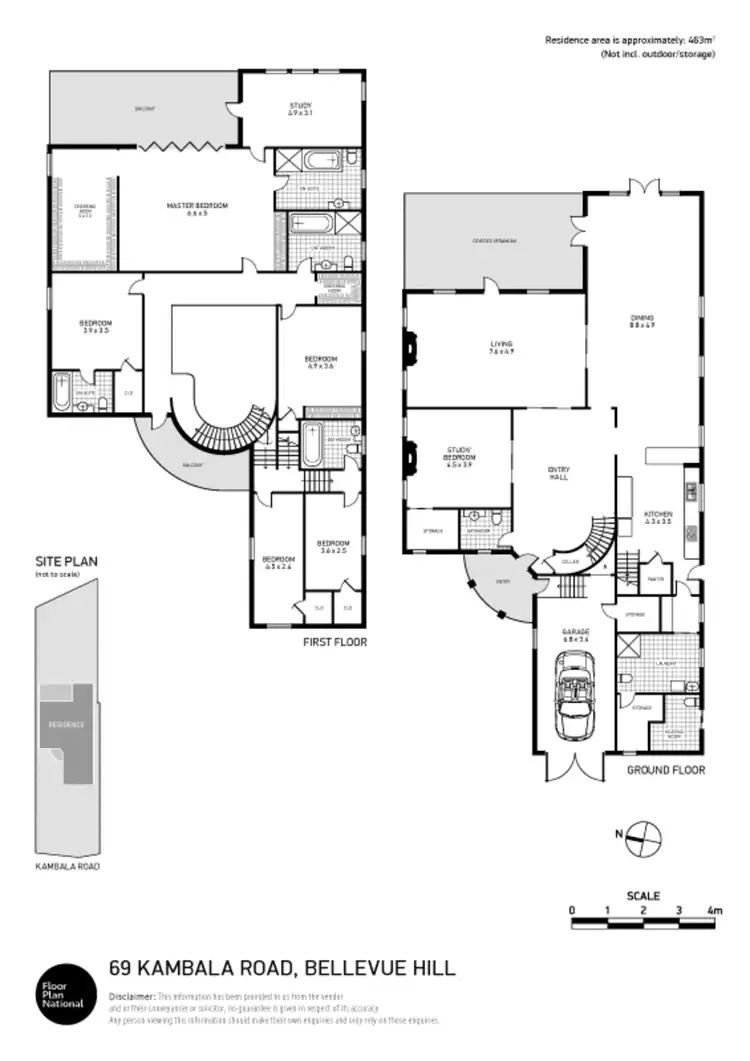 Floorplan of Homely house listing, 69 Kambala Road, Bellevue Hill NSW 2023