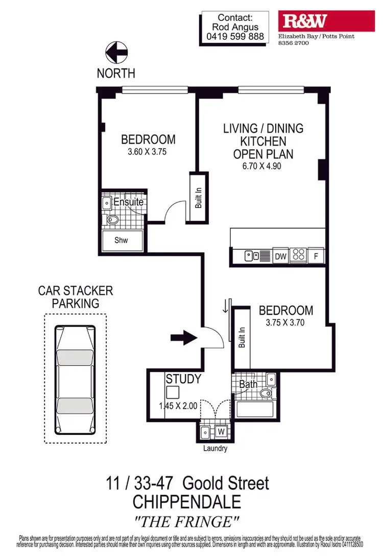 Floorplan of Homely apartment listing, 11/33-47 Goold Street, Chippendale NSW 2008