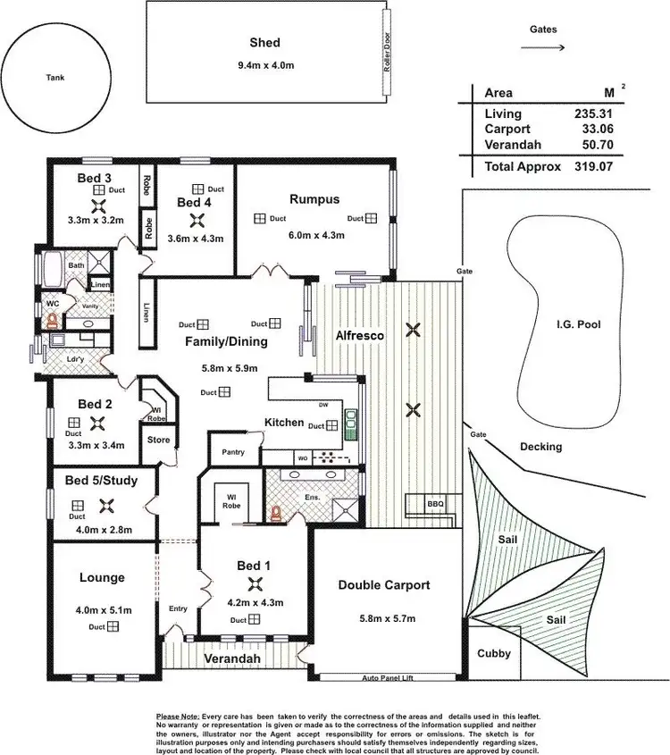 Floorplan of Homely house listing, Address available on request