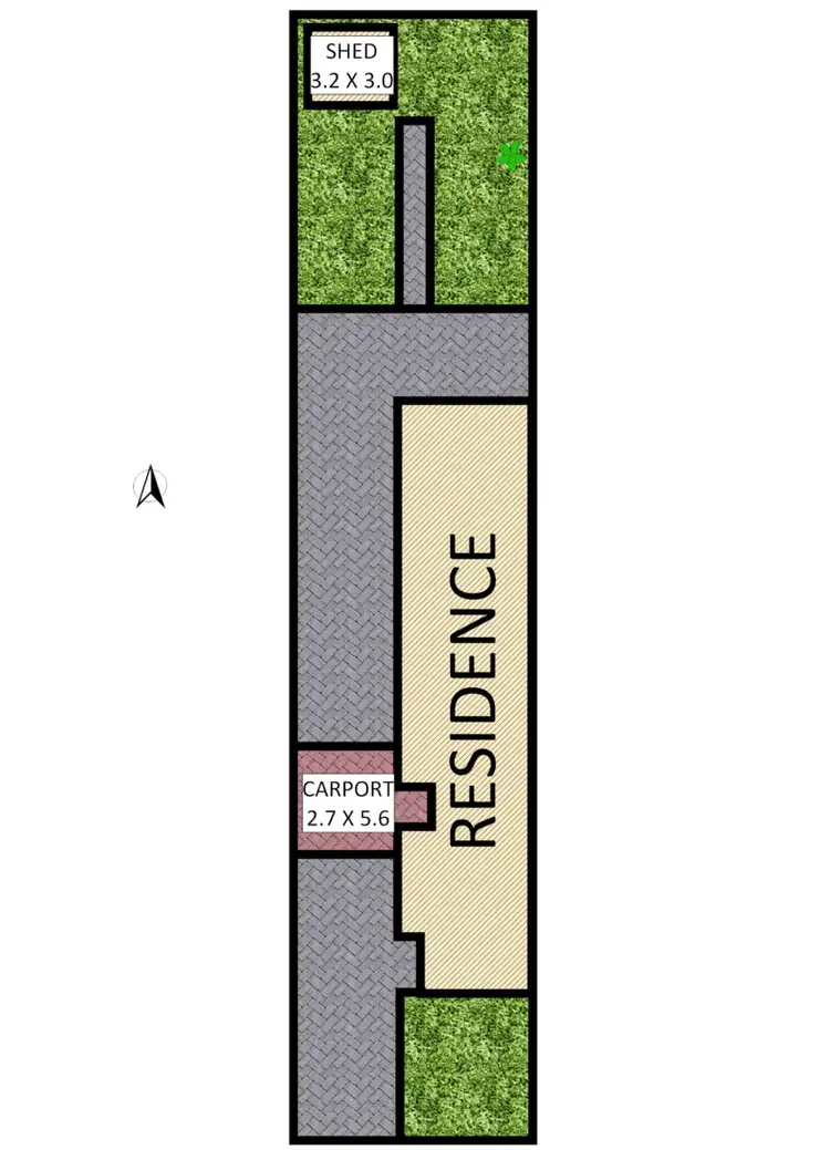 Floorplan of Homely semi-detached listing, 22 Croydon Avenue, Croydon NSW 2132