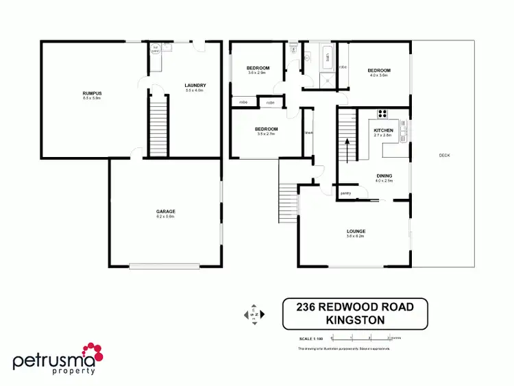 Floorplan of Homely house listing, 263 Redwood Road, Kingston TAS 7050