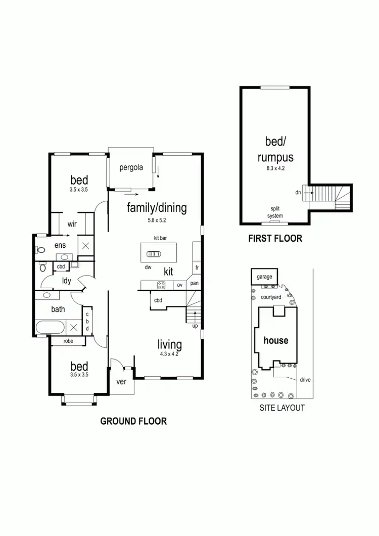 Floorplan of Homely townhouse listing, 1/275 Queen Street, Altona VIC 3018