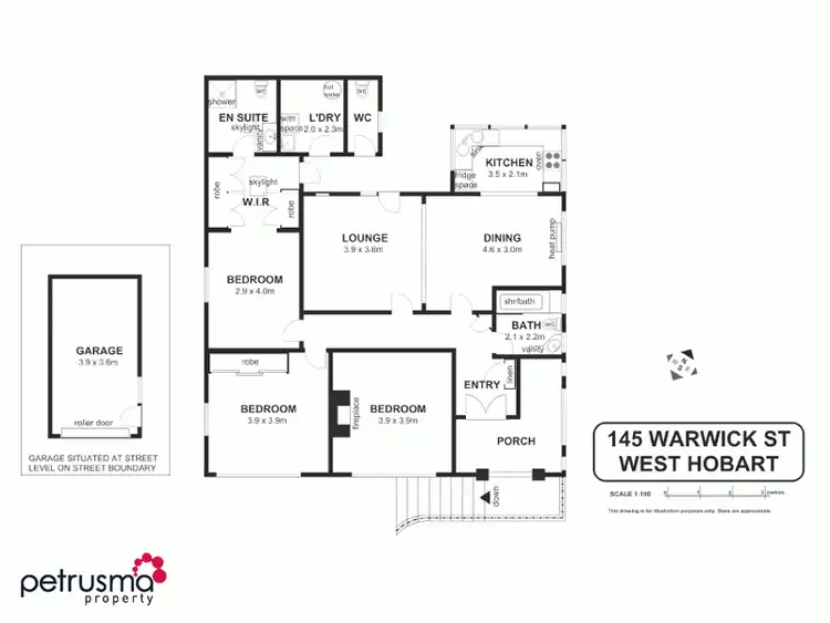 Floorplan of Homely house listing, 145 Warwick Street, West Hobart TAS 7000