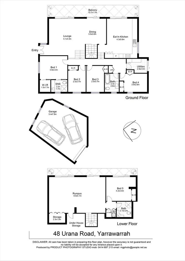 Floorplan of Homely house listing, 48 Urana Road, Yarrawarrah NSW 2233