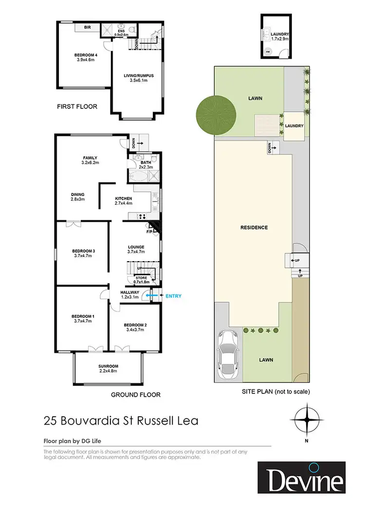 Floorplan of Homely house listing, 25 Bouvardia Street, Russell Lea NSW 2046