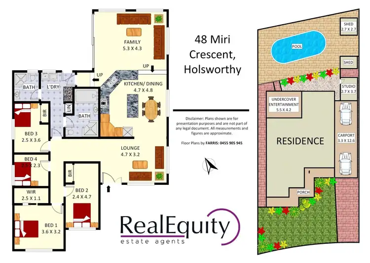 Floorplan of Homely house listing, 48 Miri Crescent, Holsworthy NSW 2173
