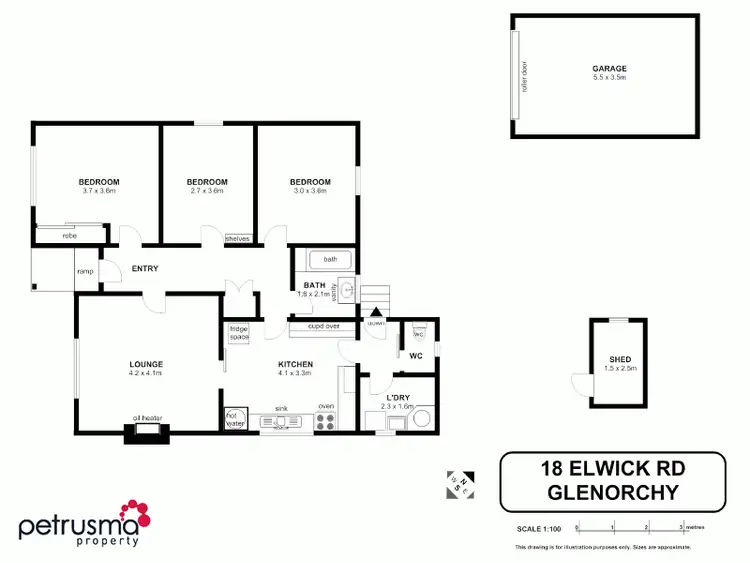 Floorplan of Homely house listing, 18 Elwick Road, Glenorchy TAS 7010