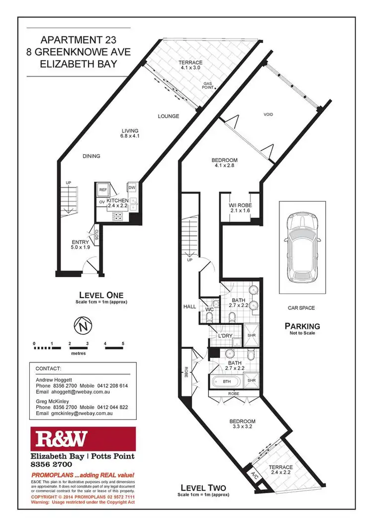 Floorplan of Homely apartment listing, 23/8 Greenknowe Avenue, Elizabeth Bay NSW 2011