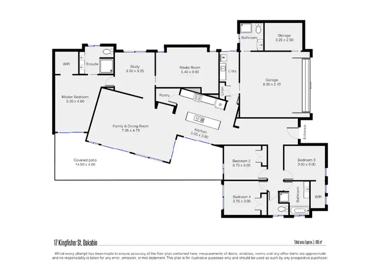 Floorplan of Homely house listing, 17 Kingfisher Street, Dakabin QLD 4503