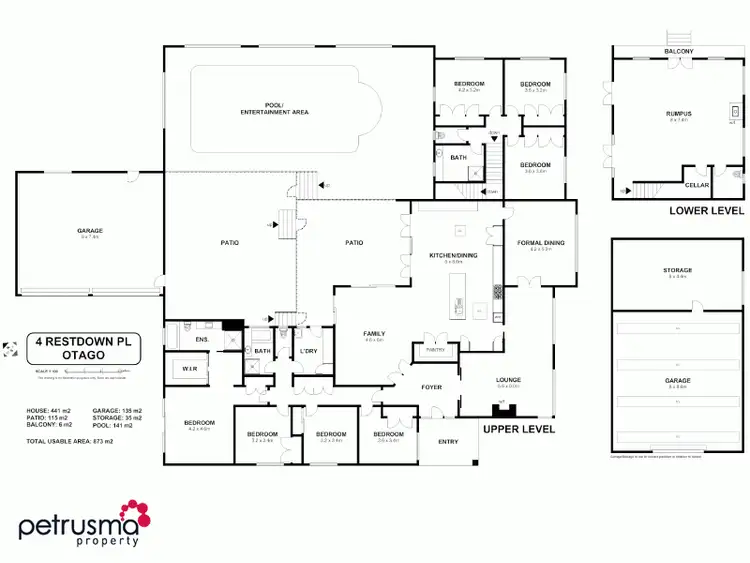 Floorplan of Homely house listing, 4 Restdown Drive, Otago TAS 7017