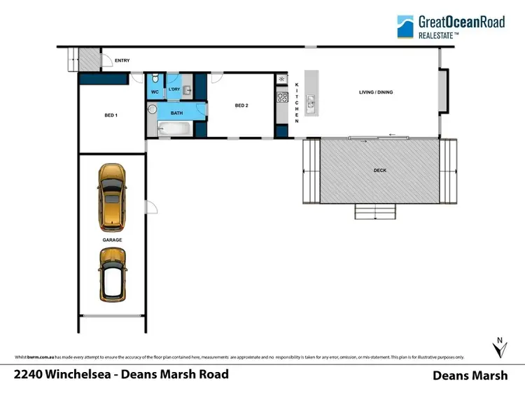 Floorplan of Homely house listing, 2240 Winchelsea-Deans Marsh Road, Deans Marsh VIC 3235