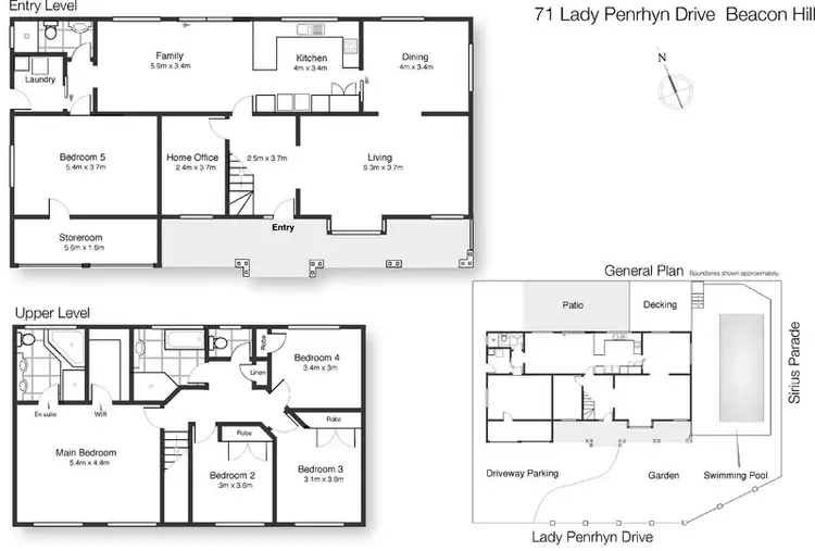 Floorplan of Homely house listing, 71 Lady Penrhyn Drive, Beacon Hill NSW 2100