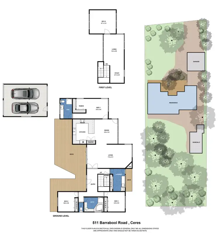 Floorplan of Homely house listing, 511 Barrabool Road, Ceres VIC 3221