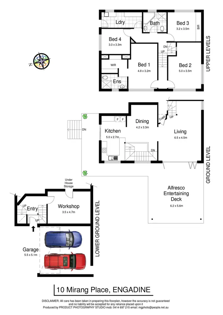 Floorplan of Homely house listing, 10 Mirang Place, Engadine NSW 2233